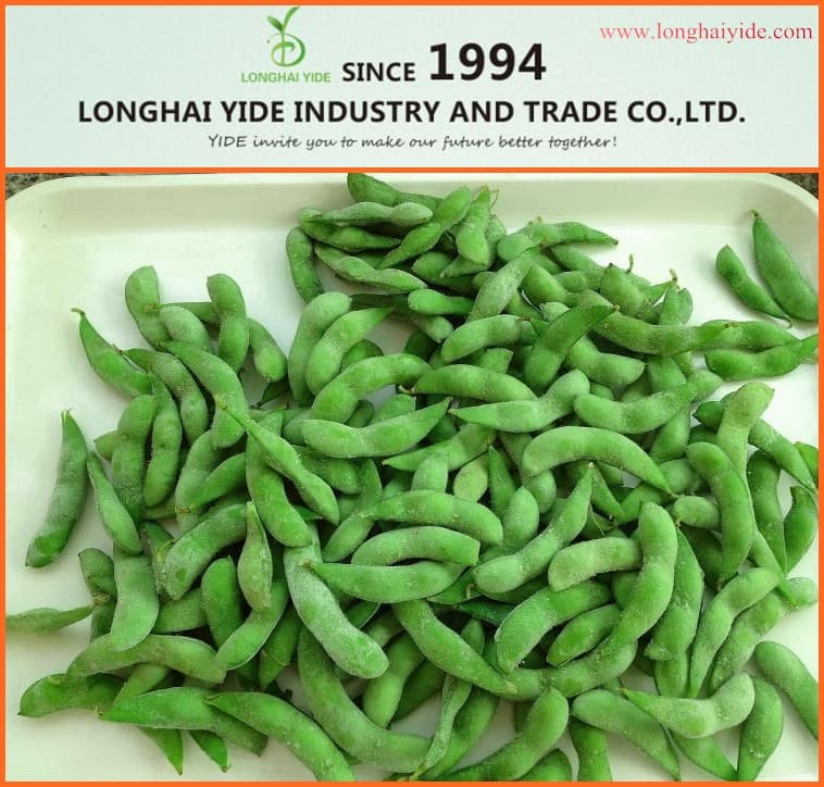 2015 IQF edamame Frozen edamame soy beans